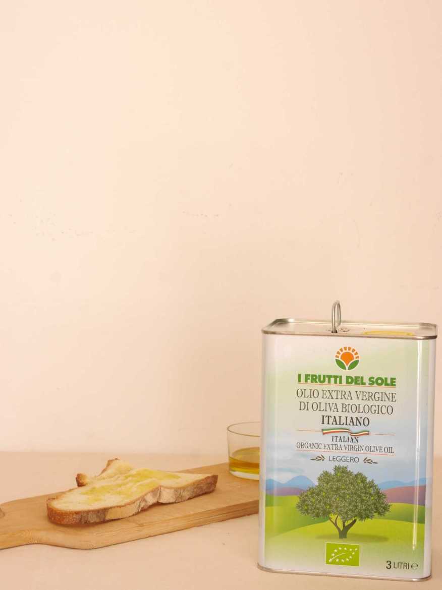 Immagine di Olio bio leggero "FRUTTI DEL SOLE" latta 5 Lt